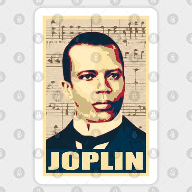 Scott Joplin Sticker by Nerd_art